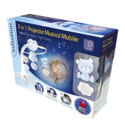 Мобиль Infantino 3 в 1 з проєктором Блакитний Фото 4