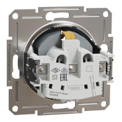 Розетка Schneider Electric ASFORA со штор. сталь Фото 6