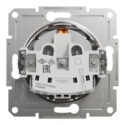 Розетка Schneider Electric ASFORA з кришкою, алюміній Фото 7