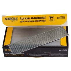 Гвозди Sigma планочные 30x1.25x1мм для пневмостеплера 5000шт Фото 1