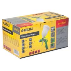 Краскопульт Sigma HVLP 1.4 верхний бак, (зеленый) Фото 7