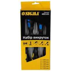 Набор отверток Sigma 5шт СrV Фото 1