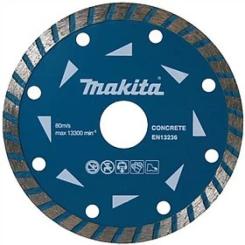 Круг отрезной Makita алмазний по бетону турбо 180х22.23 мм Фото