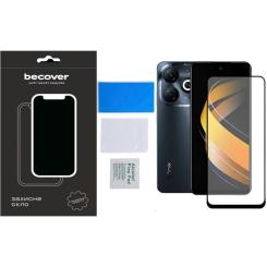 Стекло защитное BeCover Infinix Smart 8 (X6525) Black Фото 4