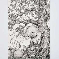 Лайнер Sakura Pigma Micron (0.05) 0,2мм светлый Серый Фото 6