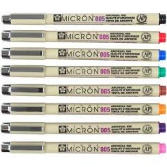 Лайнер Sakura Pigma Micron (0.1) 0,25 мм Синий Фото 4