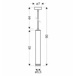 Люстра Candellux Tubo Фото 1