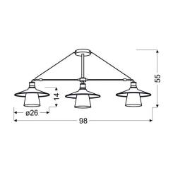 Люстра Candellux LOFT Фото 1