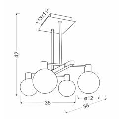 Люстра Candellux Maldus Фото 1
