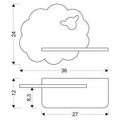 Светильник Candellux SHEEP Фото 1