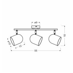Спот Candellux AZURO Фото 1