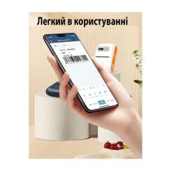 Принтер этикеток UKRMARK DP26BL bluetooth, USB, синий Фото 1