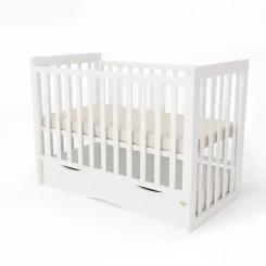 Кроватка Angelo LUX-11 (белая) 120x60 Фото