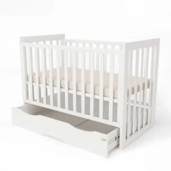 Кроватка Angelo LUX-11 (белая) 120x60 Фото 1