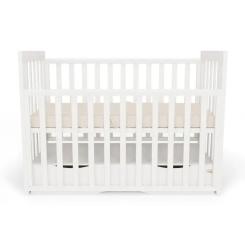 Кроватка Angelo LUX-11 (белая) 120x60 Фото 2