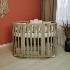 Кроватка Angelo трансформер 7-в-1 (мокко) Фото 4