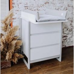 Комод-пеленатор Angelo Magic 60 см бело-серый 60х51х90 Фото 1