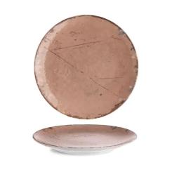 Тарелка G.Benedikt Isabelle кругла 24 см Stone Ginger Фото