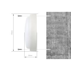 Светильник Delux WC-1 17 Вт 5000K IP54 Фото 2