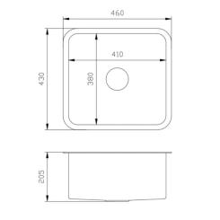Мойка кухонная Nett NG-4643 Фото 3