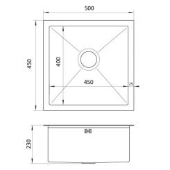 Мойка кухонная Nett NВ-5045 Фото 4