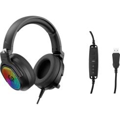 Наушники GamePro HS1300 RGB 7.1 Black Фото 3