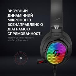 Наушники GamePro HS1300 RGB 7.1 Black Фото 6
