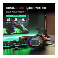 Наушники Fifine H6 RGB 7.1 Black Фото 10
