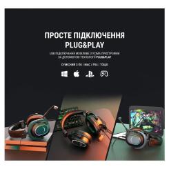 Наушники Fifine H6 RGB 7.1 Black Фото 11