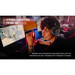 Наушники Fifine H6 RGB 7.1 Black Фото 3
