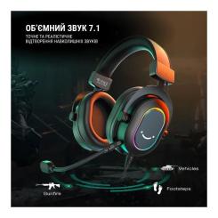 Наушники Fifine H6 RGB 7.1 Black Фото 5