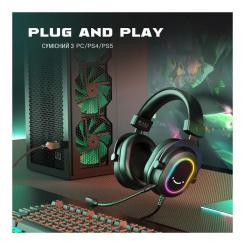 Наушники Fifine H6 RGB 7.1 Black Фото 8