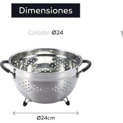 Дуршлаг MasterPro Foodies collection 24 см Фото 2