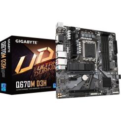 Материнская плата GIGABYTE Q670M D3H Фото 5