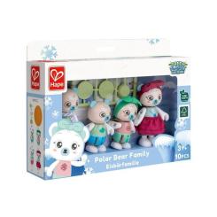 Игровой набор Hape дерев'яний Сім'я білих ведмедиків Фото 1