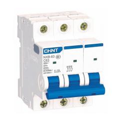 Автоматический выключатель CHINT NXB-63-3P-C50 Фото