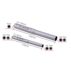 Удлинитель для инструмента KING TONY 5x6 8x10 мм Фото