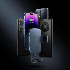 Универсальный автодержатель Baseus Metal Age II Gravity Car Moun Фото 7