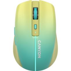 Мышка Canyon MW-44 LED Rechargeable Wireless/Bluetooth Yellow B Фото 2