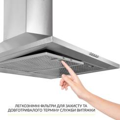 Вытяжка кухонная Weilor WK 65 SS Фото 4