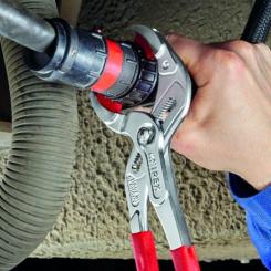 Ключ KNIPEX трубний переставний з резиновою накладкою Фото 1
