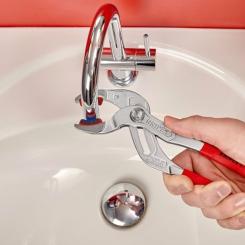 Ключ KNIPEX трубний переставний з резиновою накладкою Фото 3