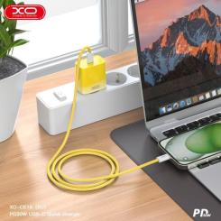 Зарядное устройство XO CE18 PD30W USB-C Yellow Фото 2