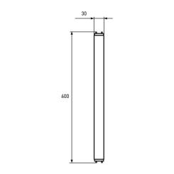 Лампочка Eurolamp T8 скло 9W 4000K Фото 2