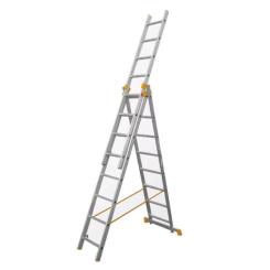 Лестница BUDFIX универсальная трехсекционная 01410, 3х10 Фото