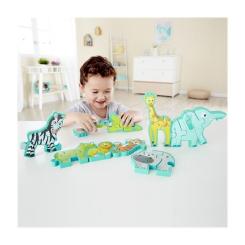 Пазл Hape деревянный алфавит Парад зверей 26 элементов Фото 6