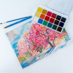 Акварельные краски Kite Classic , 18 цветов Фото 2