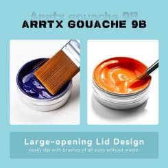 Гуашевые краски Arrtx 9B, 9 кольорів Фото 4