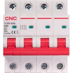 Автоматический выключатель CNC YCB9-80M 4P C63 6ka Фото