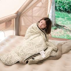 Спальный мешок Naturehike DP200 CNK2300SD012 лівий бежевий Фото 4